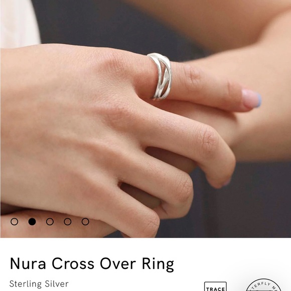 Monica Vinader sterling silver ring - Picture 10 of 11